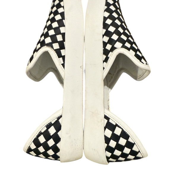Freda Salvador Eddy D’Orsay  Checkered Slip-Ons Sneaker Flats Size 6 - Picture 13 of 15